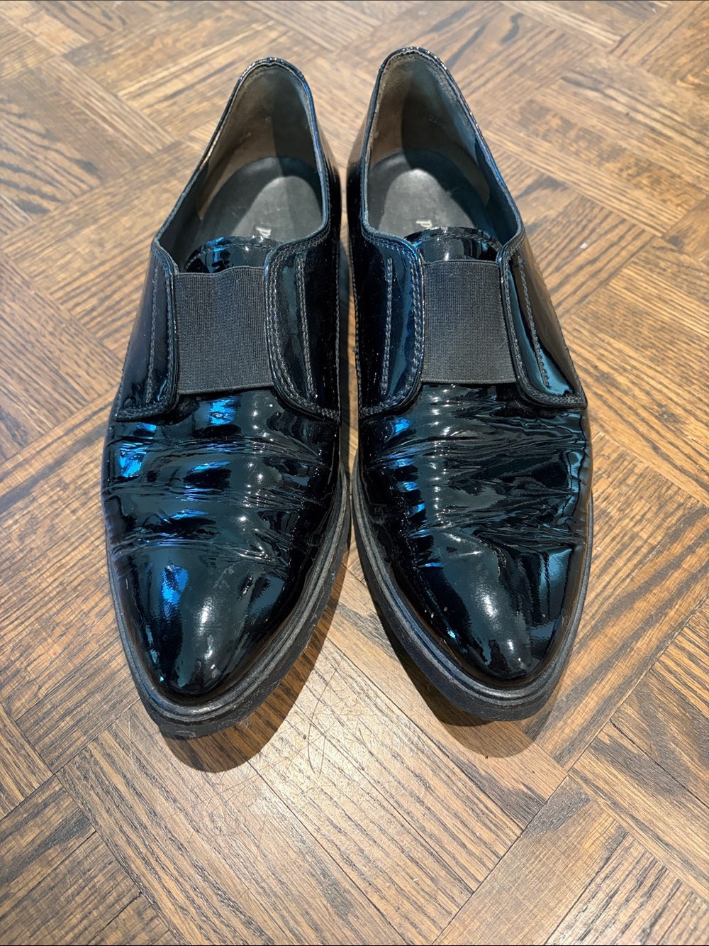 Black Patent Leather Slip-On Dress Shoes for Women - Paul Green